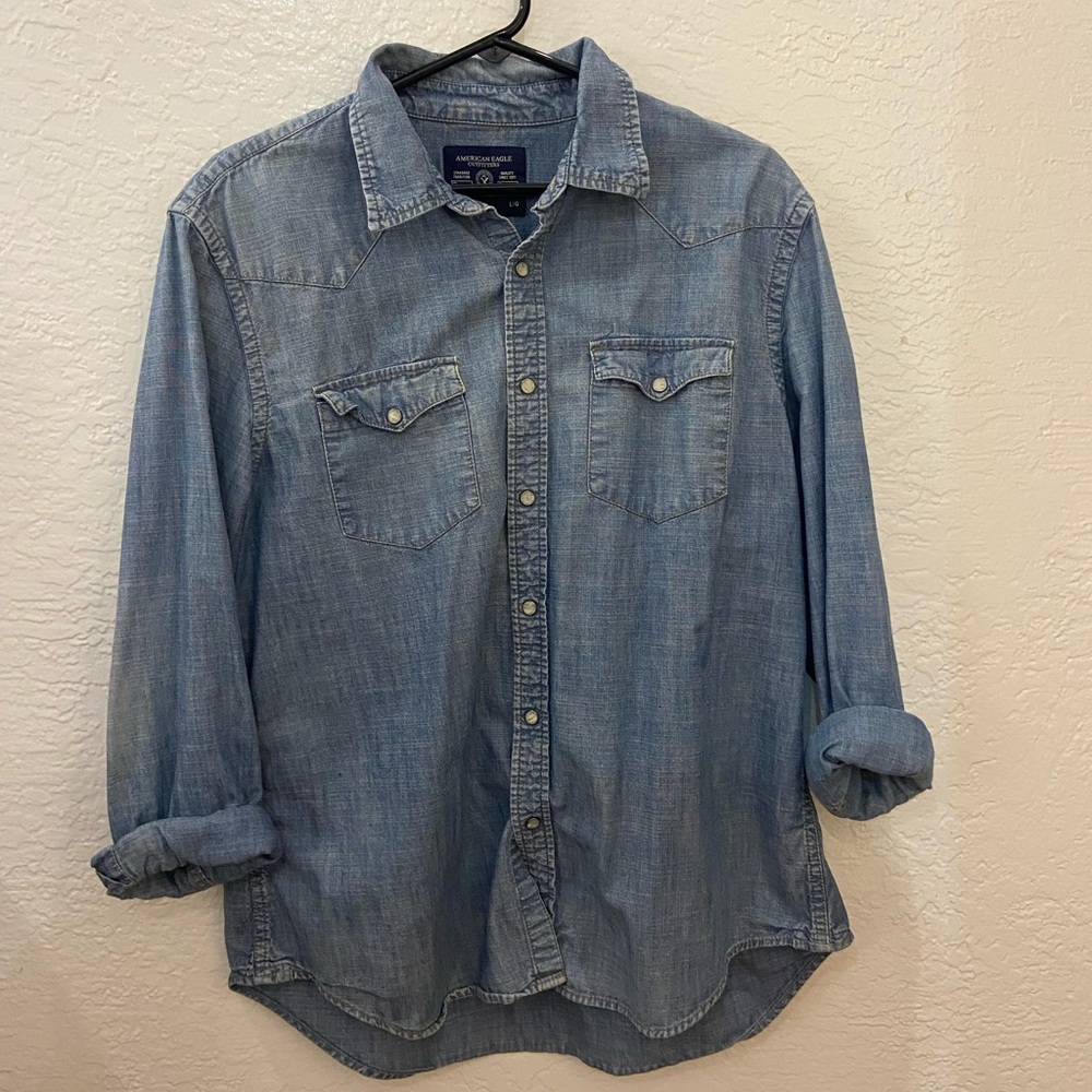 American Eagle “Vintage Fit” Denim Shirt